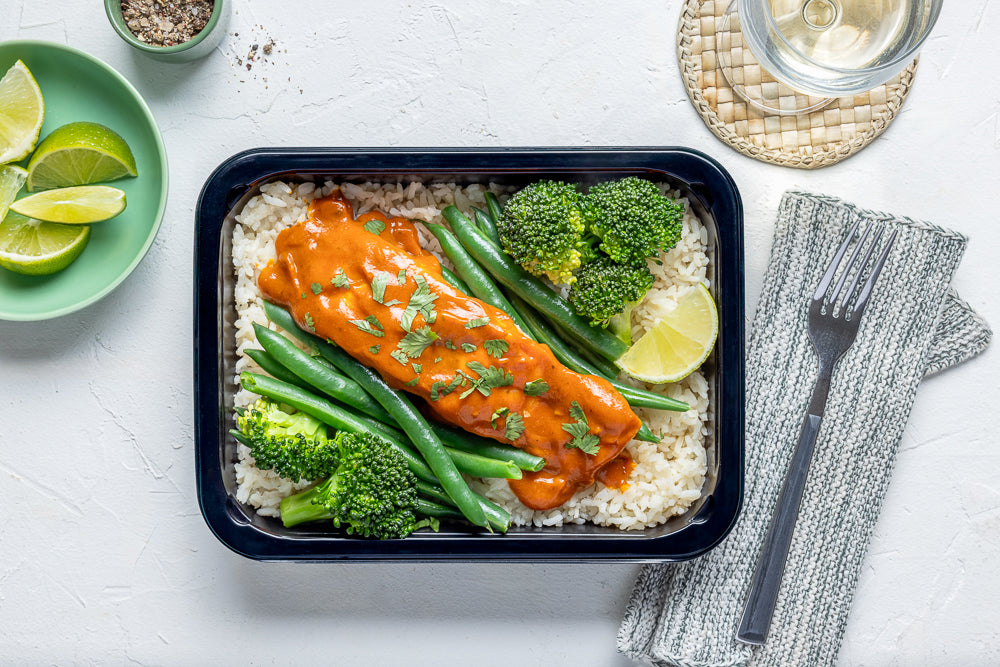 Prêt-à-manger: Cari rouge thaï au saumon