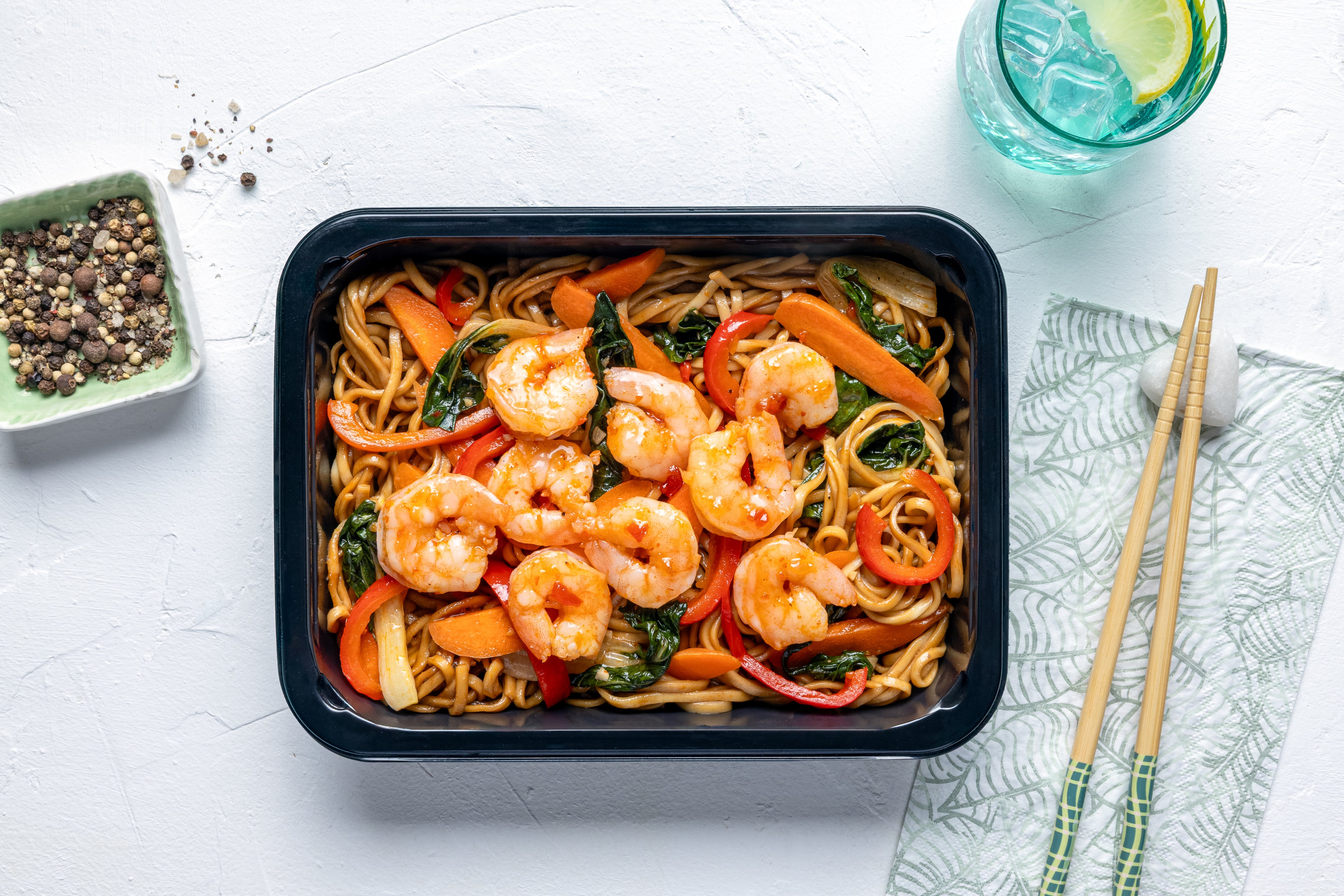 Prêt-à-manger : Crevettes à la sauce chili sucrée