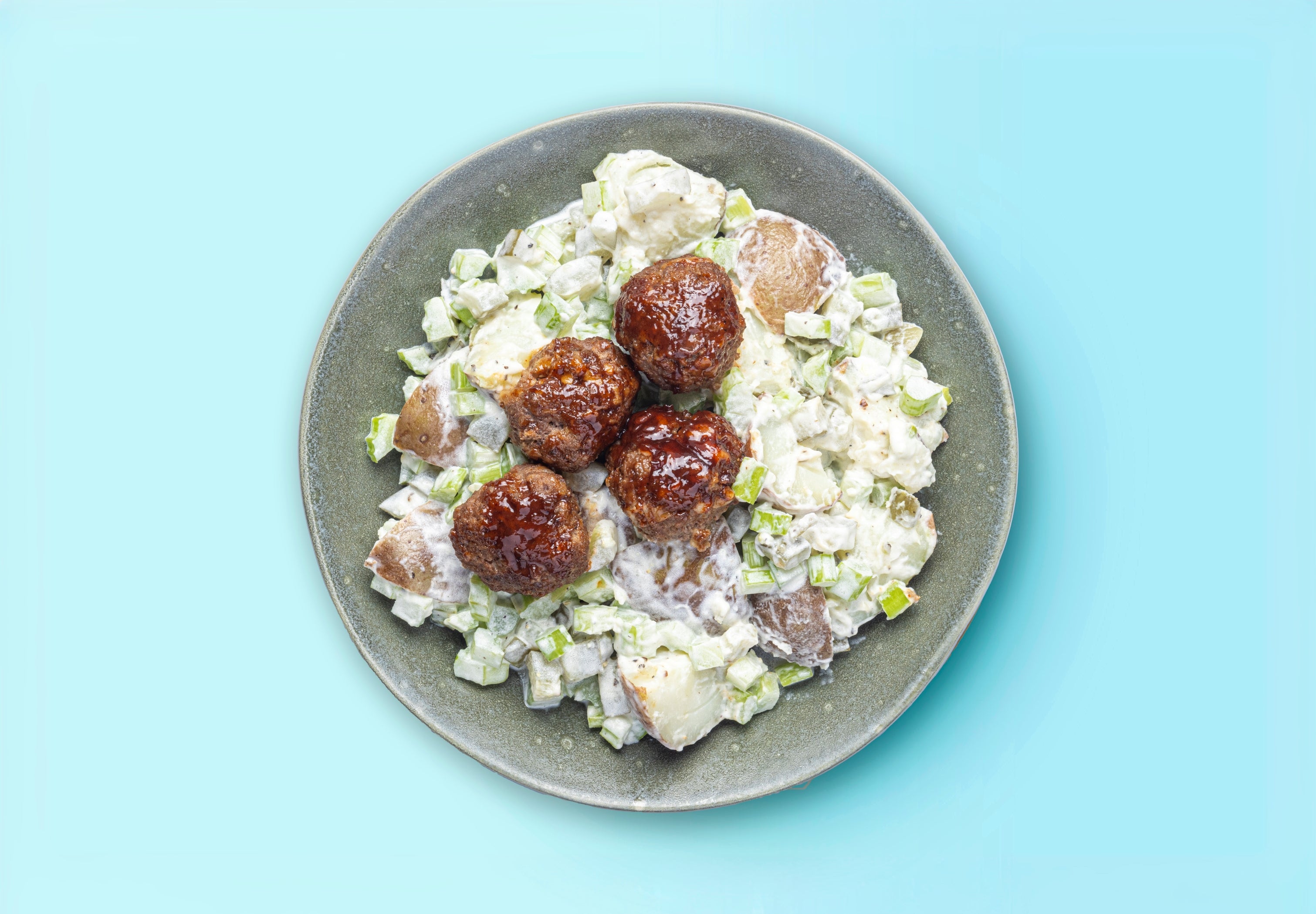 BBQ-Glazed Beef Meatballs