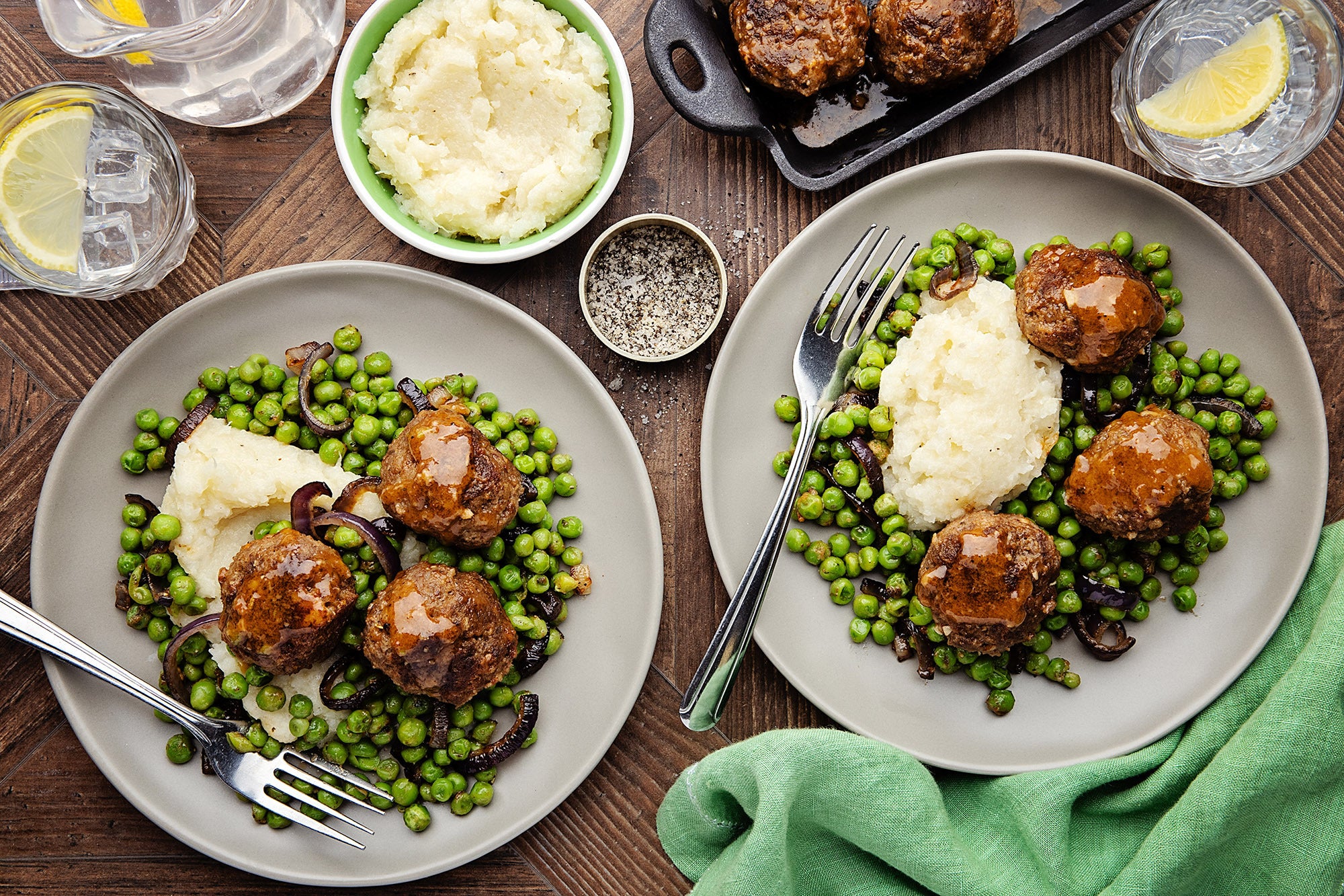 Boulettes de bœuf au cheddar vieilli style pub