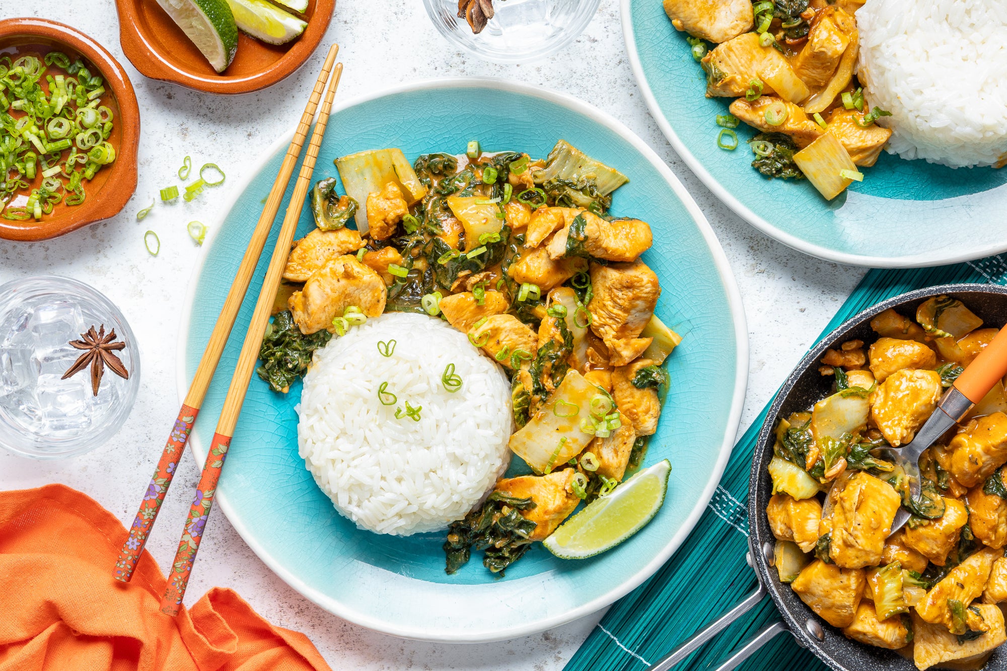 Sauté de poulet et arachides style thaï piquant